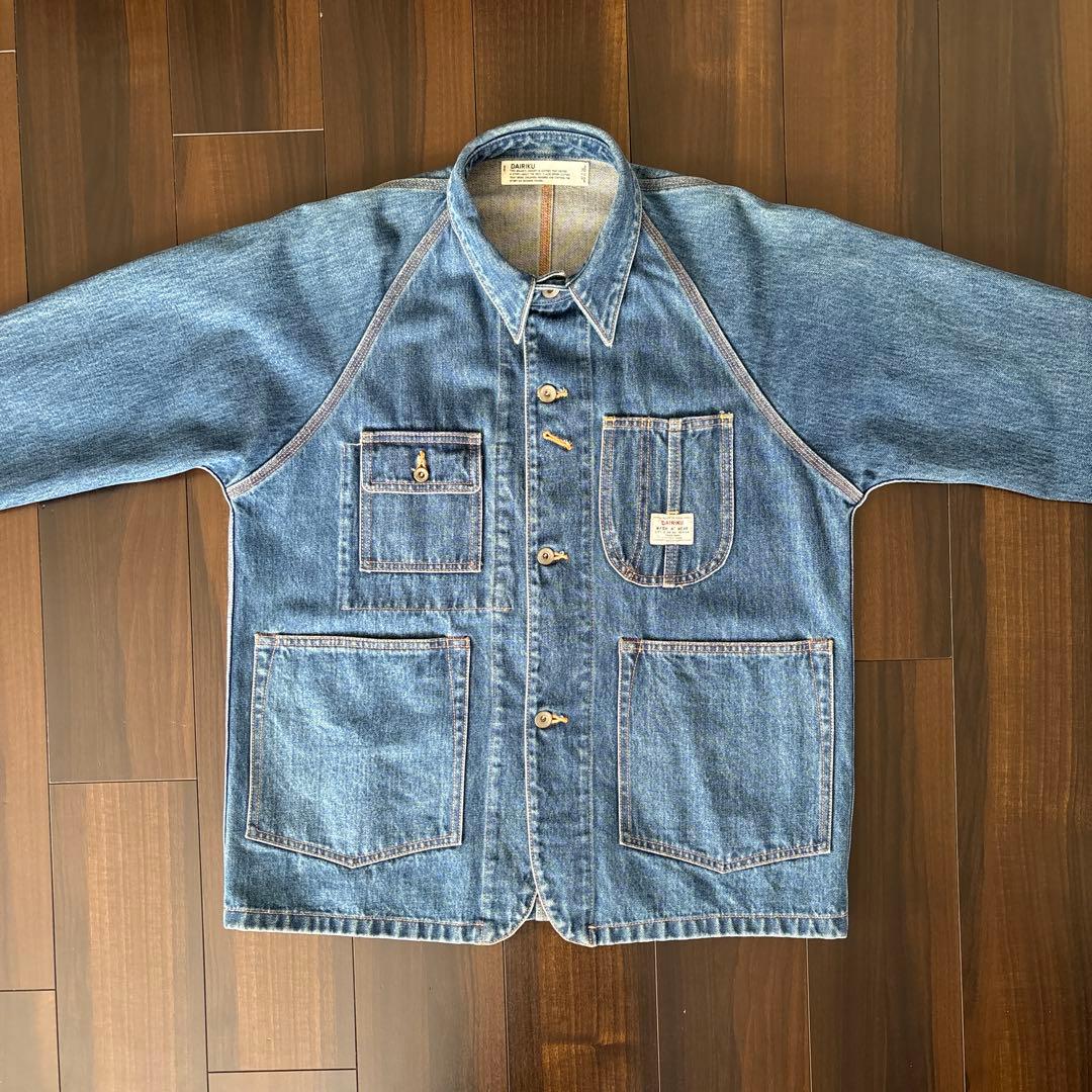 DAIRIKU WASH N WEAR カバーオール denim jacket