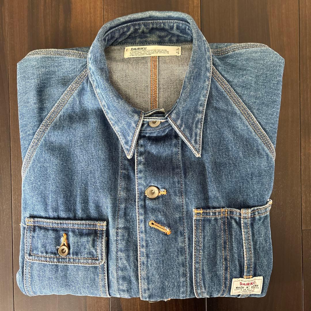 DAIRIKU WASH N WEAR カバーオール denim jacket