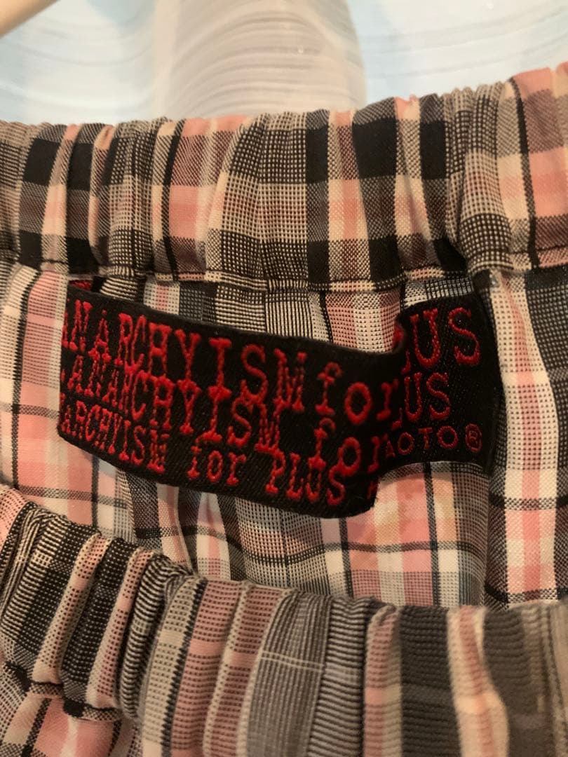 H.ANARCHYISM for PLUS h.NAOTO チェックスカート