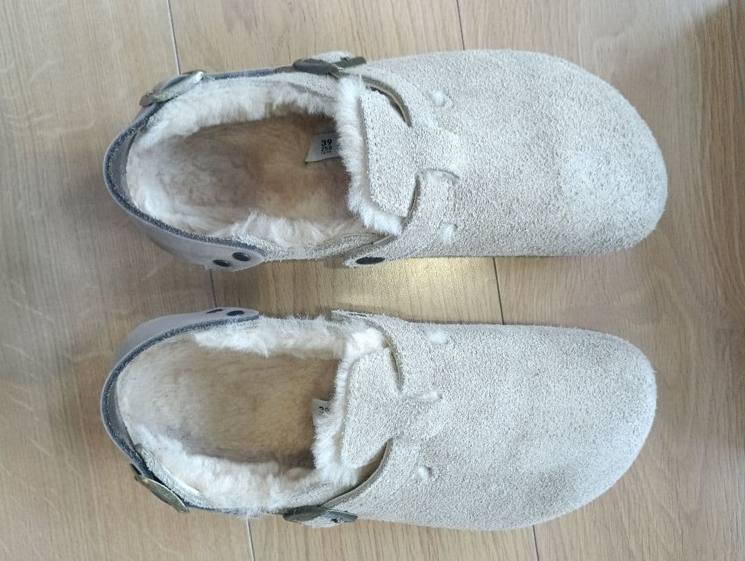 BIRKENSTOCK　ボストントキオ シアリング ナロー　ボアサンダル39