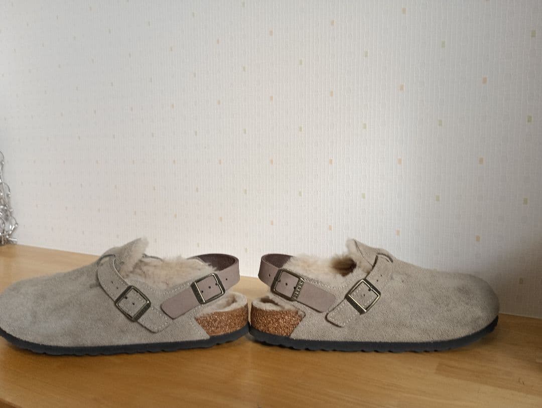 BIRKENSTOCK　ボストントキオ シアリング ナロー　ボアサンダル39