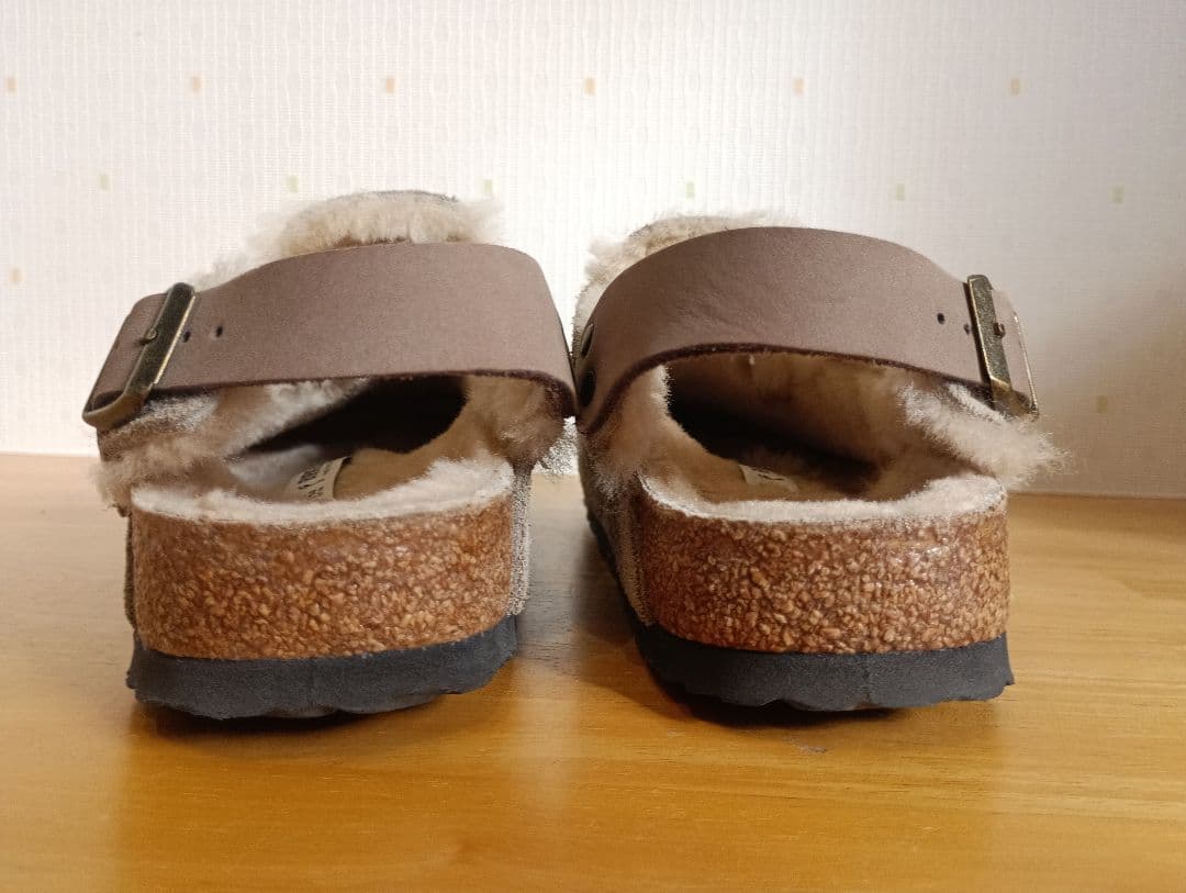 BIRKENSTOCK　ボストントキオ シアリング ナロー　ボアサンダル39