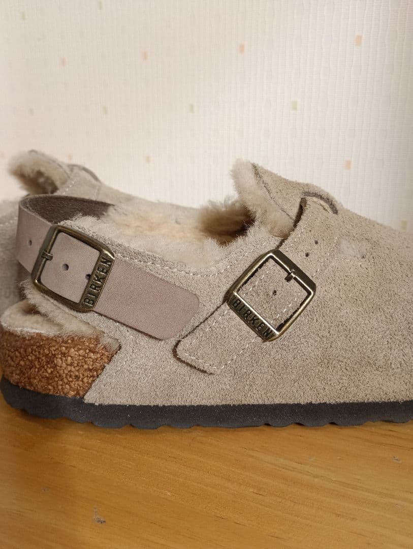 BIRKENSTOCK　ボストントキオ シアリング ナロー　ボアサンダル39