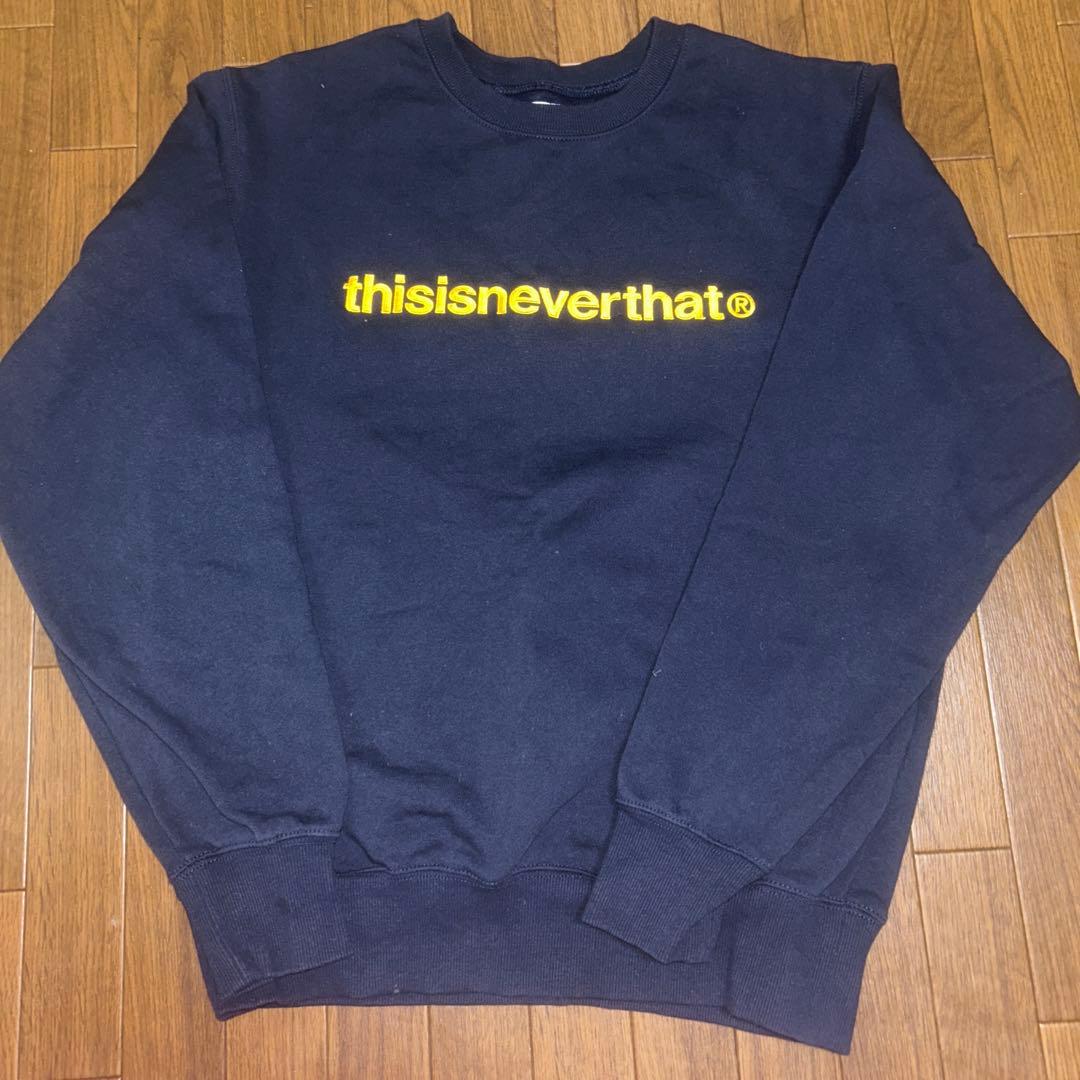 thisisneverthat ネイビー スウェット S