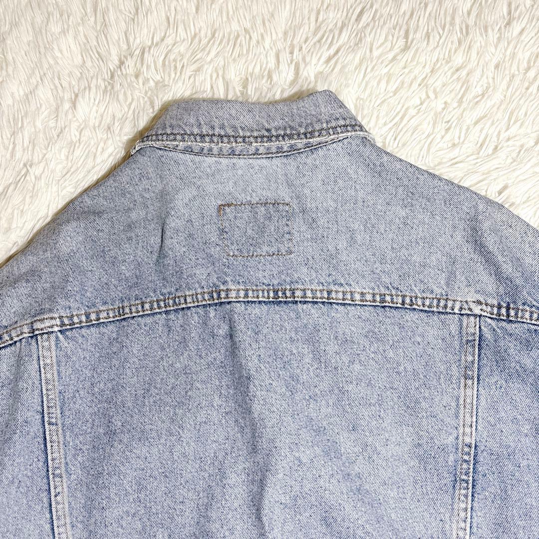 Schott NYC デニムジャケット XL 大きいサイズ 00s 短丈 ワイド