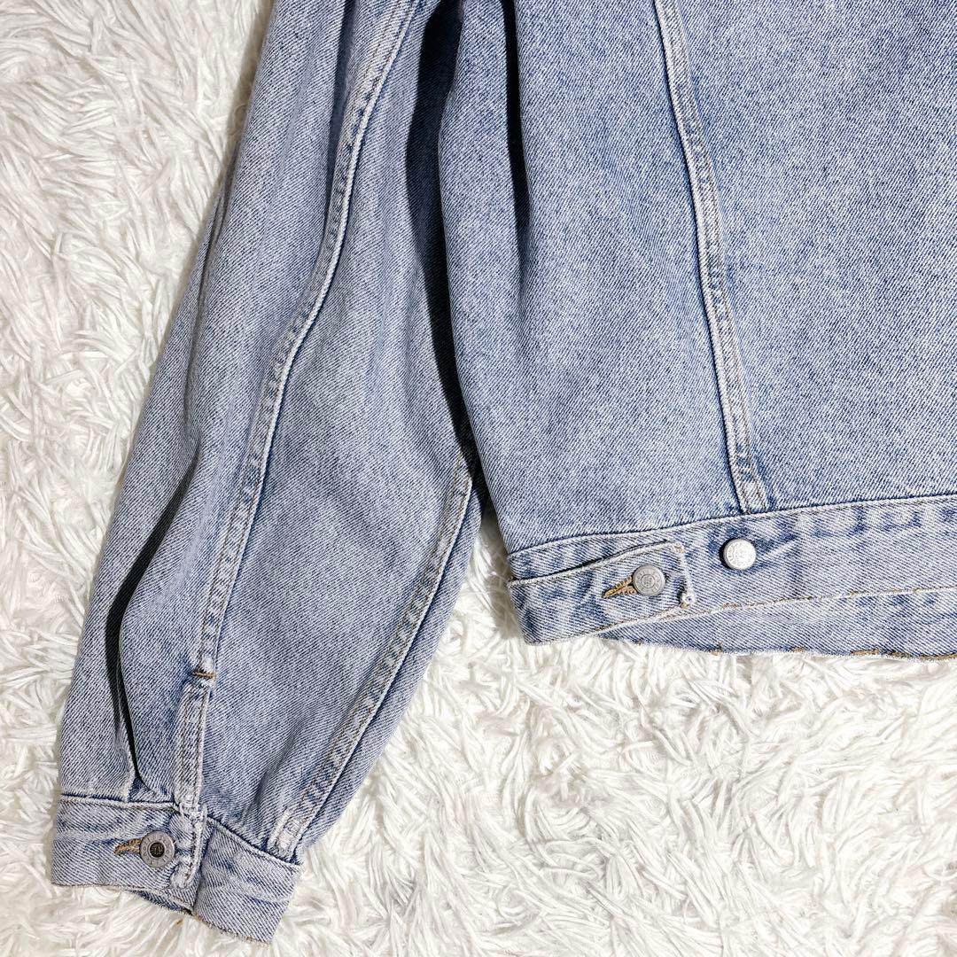 Schott NYC デニムジャケット XL 大きいサイズ 00s 短丈 ワイド