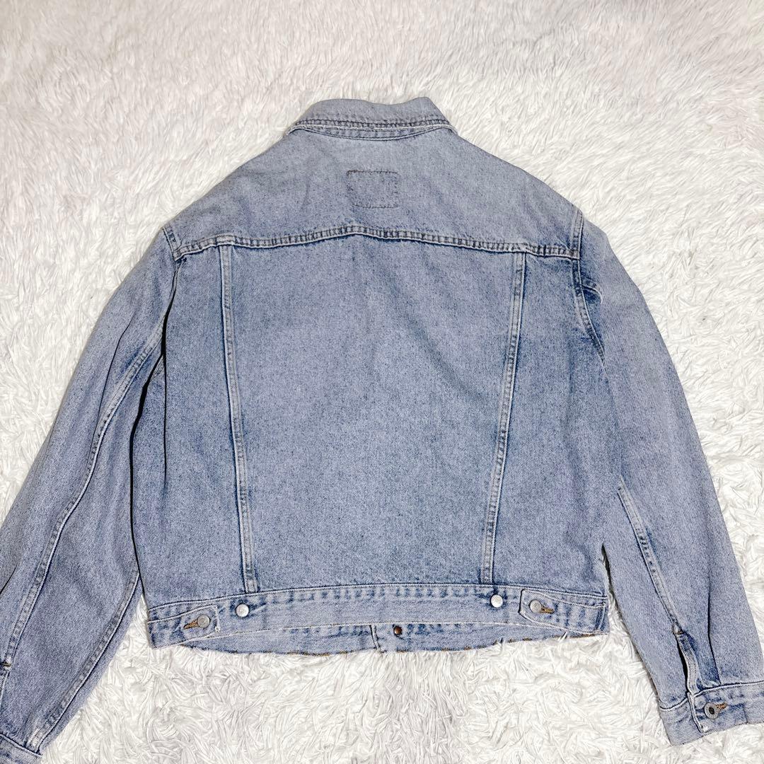 Schott NYC デニムジャケット XL 大きいサイズ 00s 短丈 ワイド