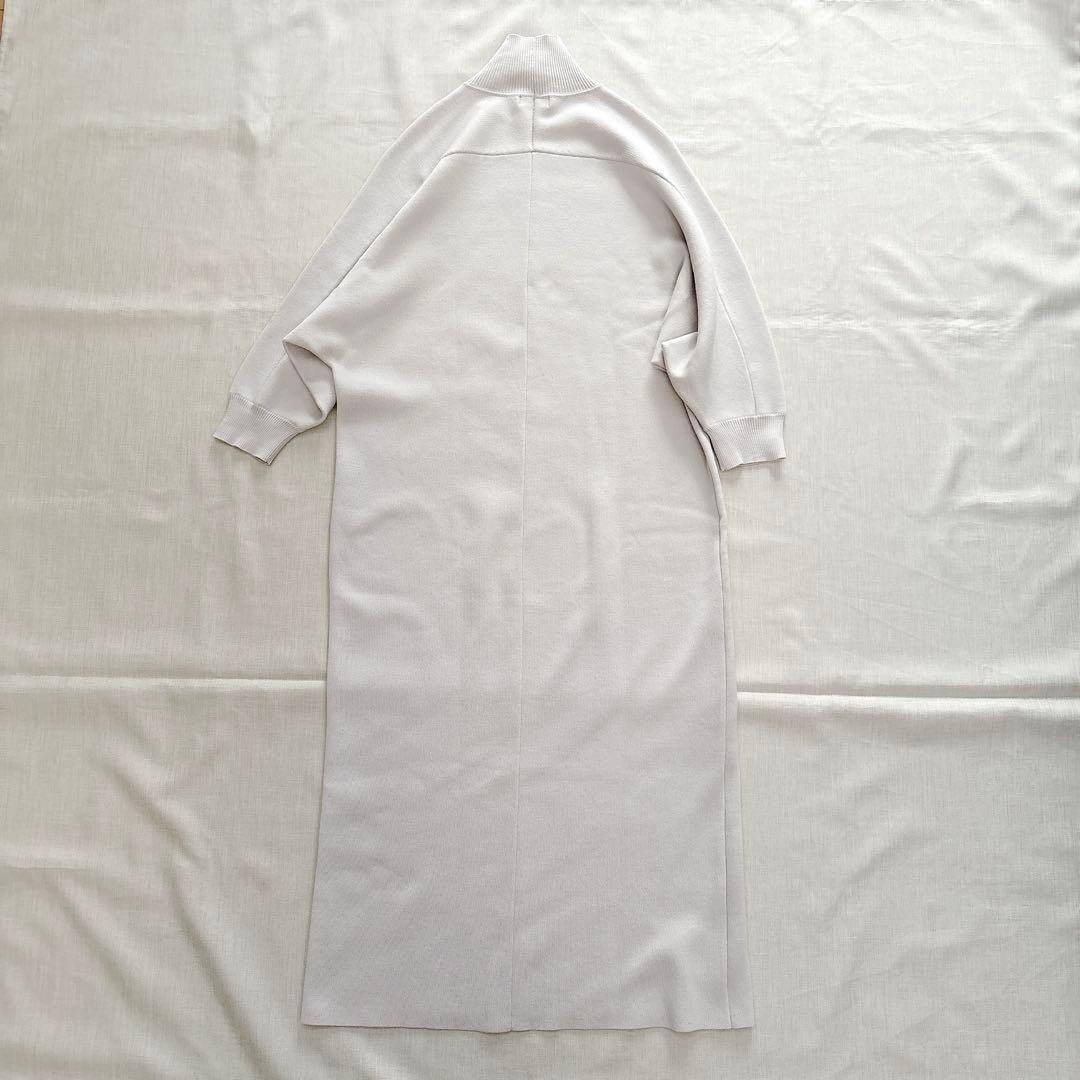 極美品☆Ballsey バウンススムースハイネックワンピース　ボールジィ　7分袖