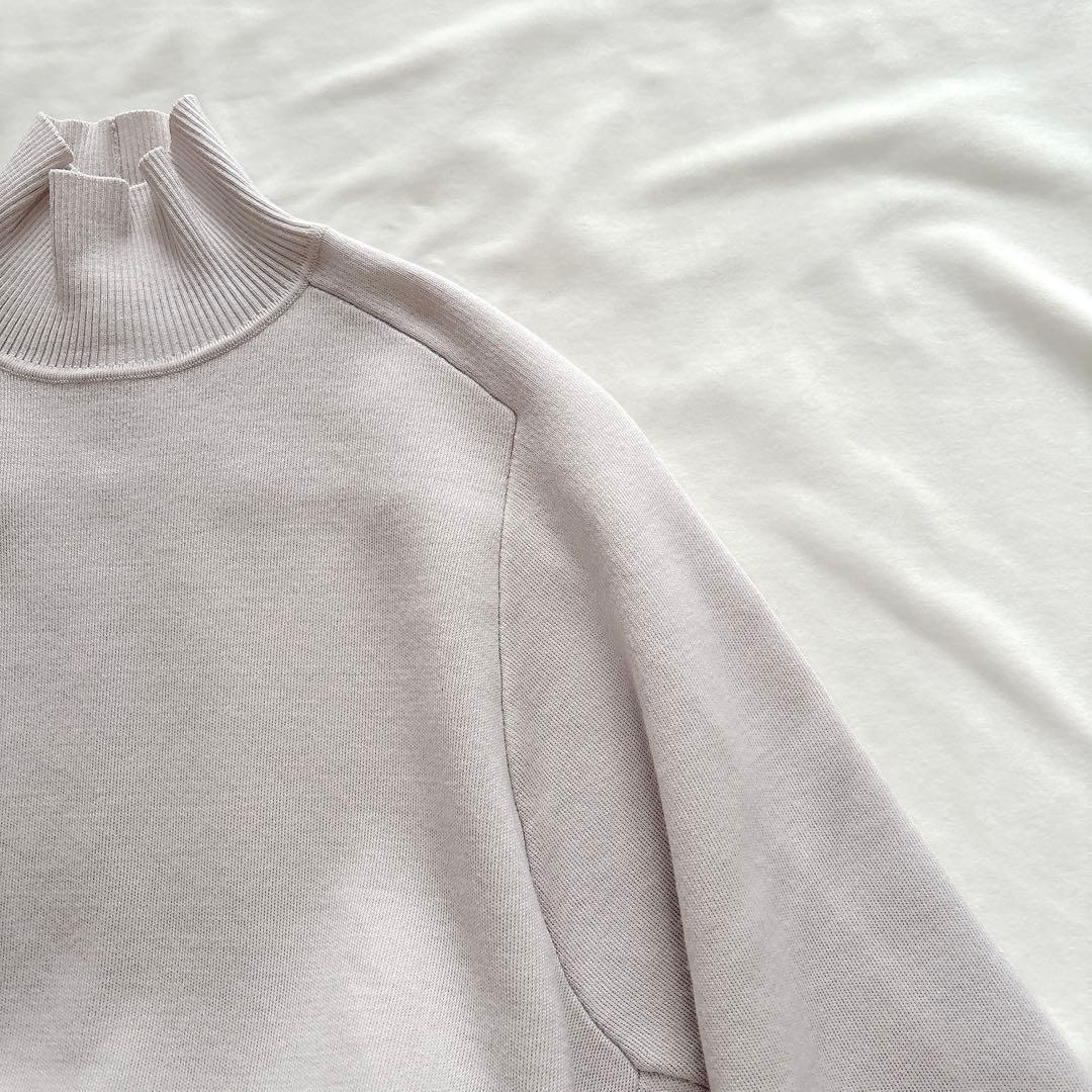 極美品☆Ballsey バウンススムースハイネックワンピース　ボールジィ　7分袖