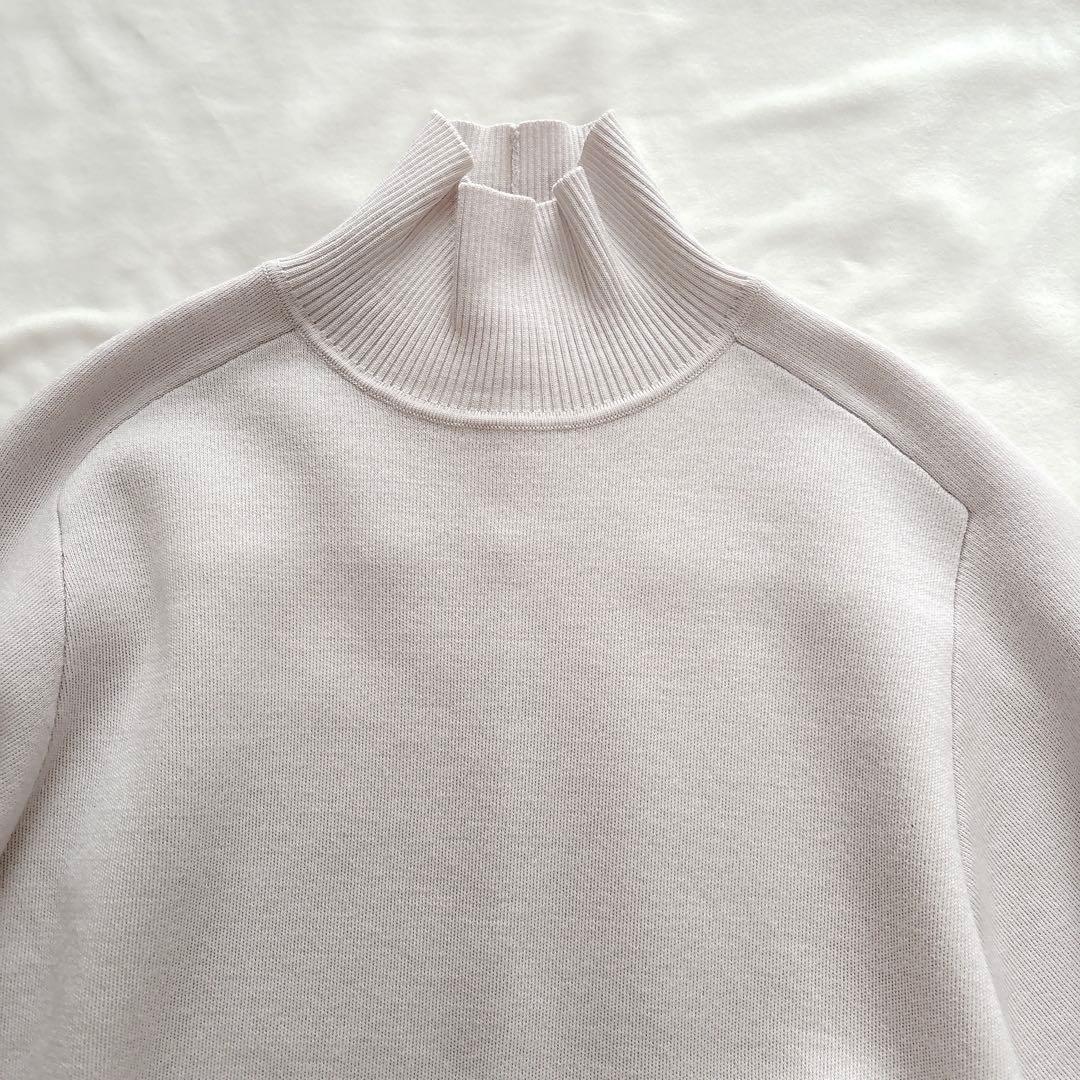 極美品☆Ballsey バウンススムースハイネックワンピース　ボールジィ　7分袖