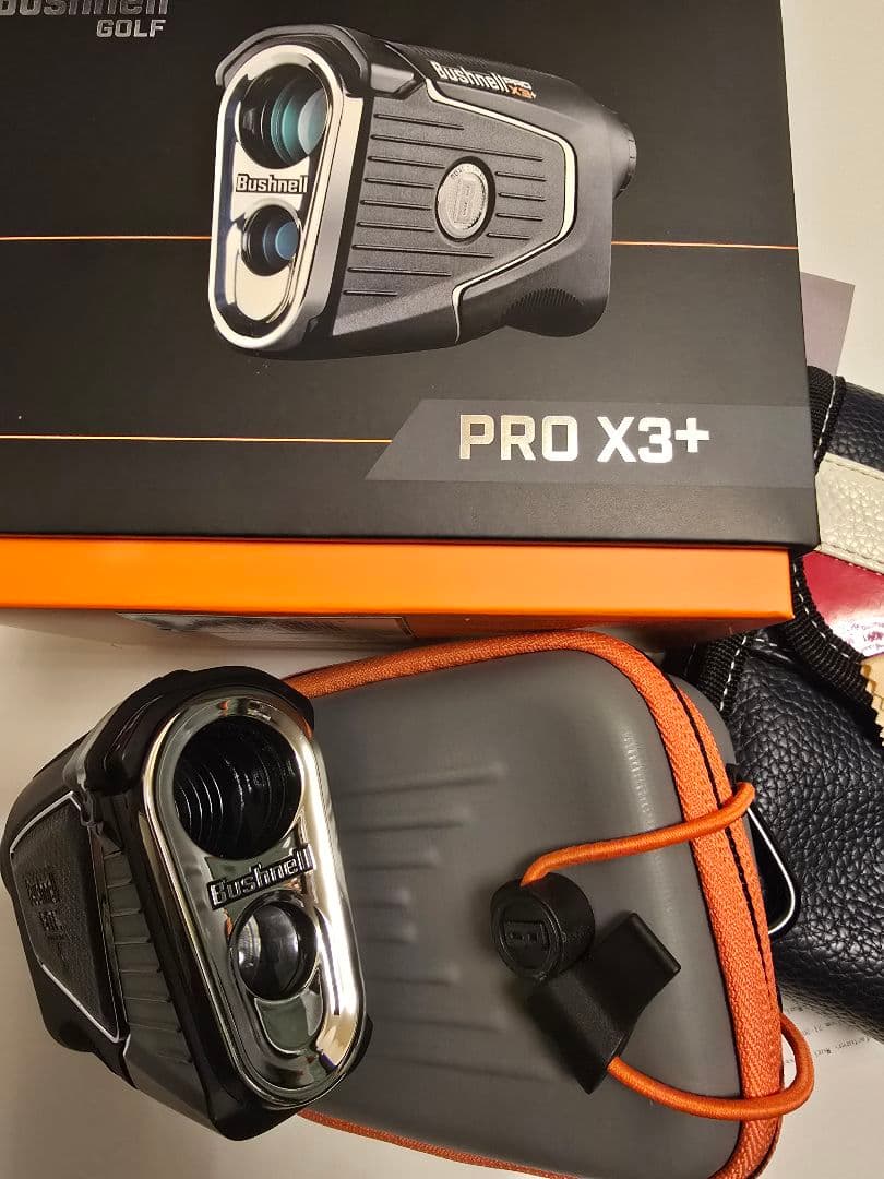 Bushnell PRO X3+ ゴルフ用距離計 超美品 ラウンド未使用品