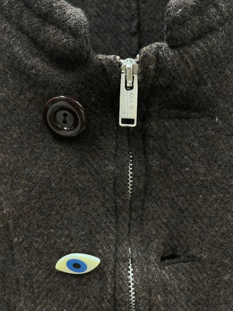 UNDERCOVER アンダーカバー 縮絨ウール ベスト アイモチーフボタン