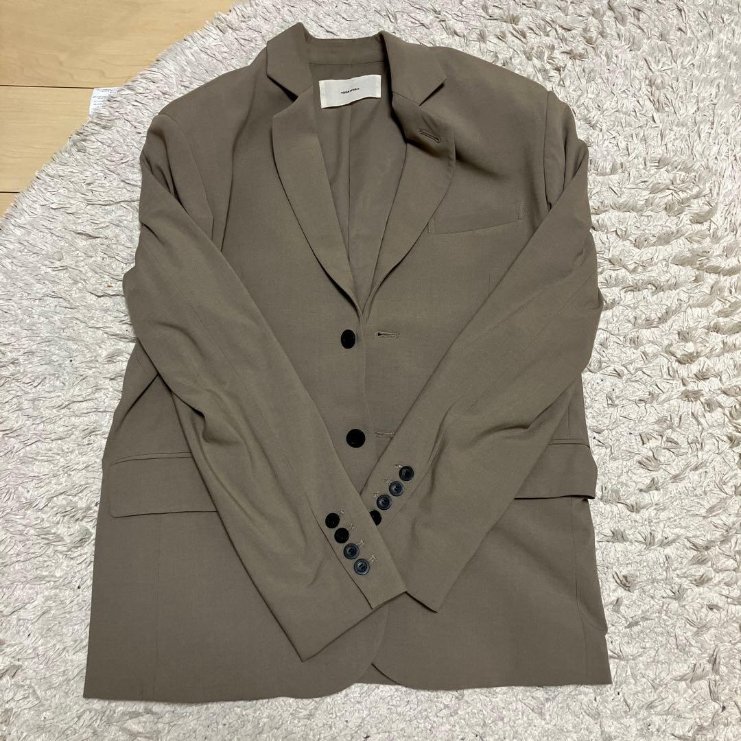 TODAYFUL ベージュ ヘザーオーバージャケット 36size