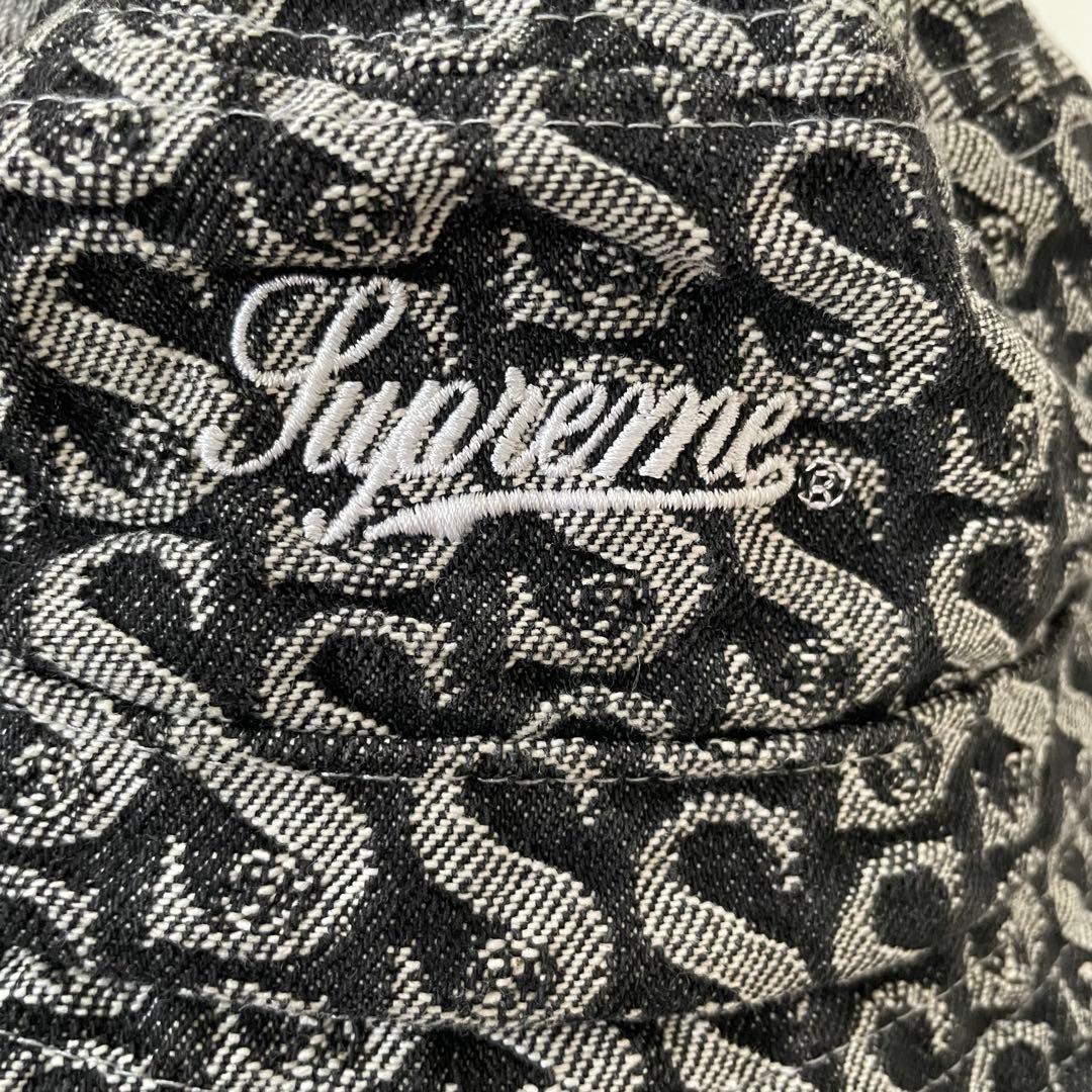 Supreme バケットハット　M/L モノグラム　ロゴ　バケハ