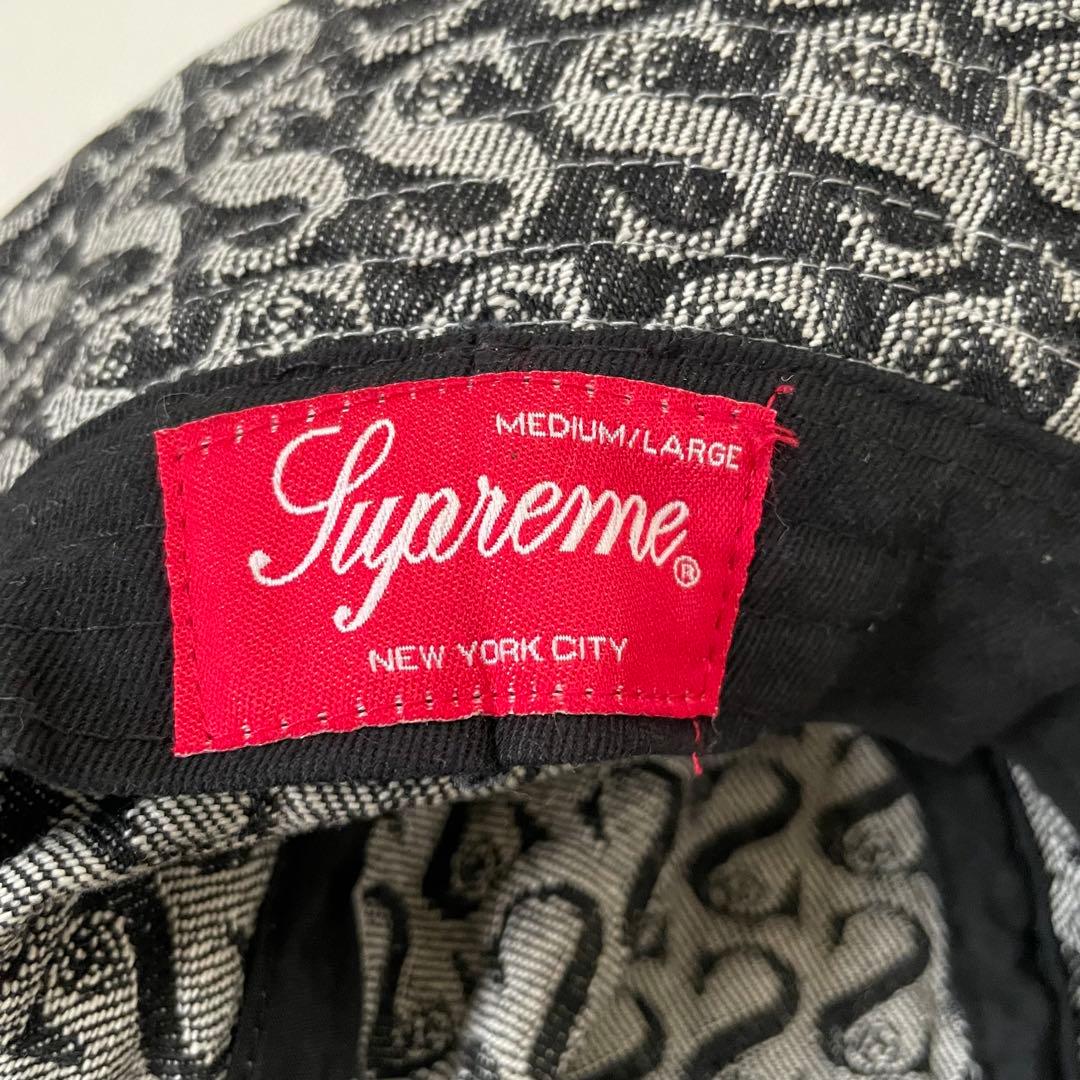 Supreme バケットハット　M/L モノグラム　ロゴ　バケハ