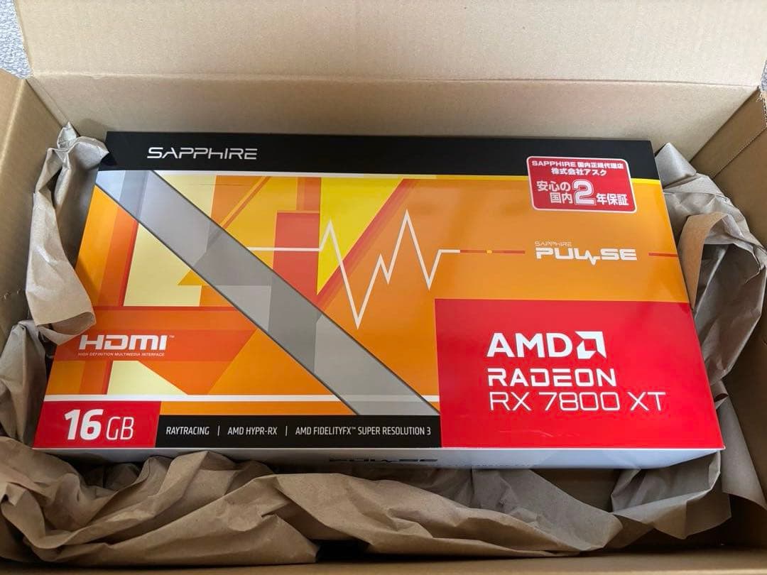 グラフィックボード・グラボ・ビデオカード SAPPHIRE PULSE Radeon RX 7800 XT