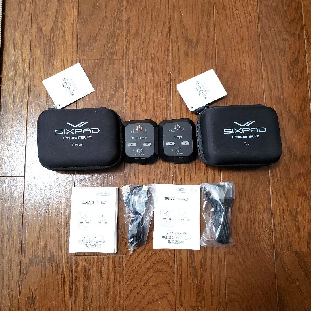 SIXPAD パワースーツ上下セット トップS／ボトムM Women's
