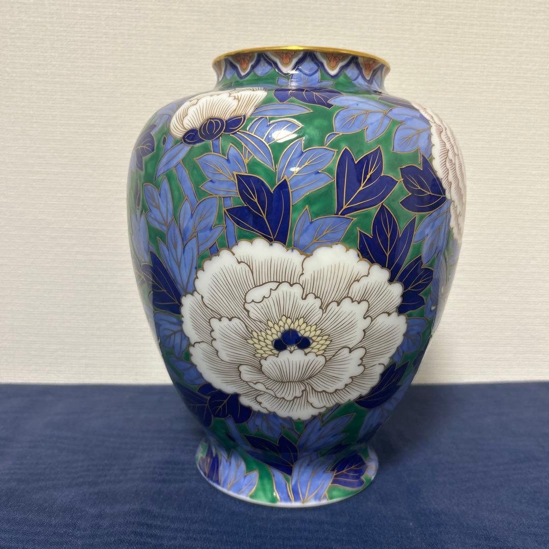 お値下げ　深川製磁　花瓶　有田焼　宮内庁御用達　希少　牡丹　壺　お正月