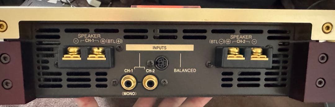 LUXMAN CM-2100 パワーアンプ　動作未確認　ラックスマン