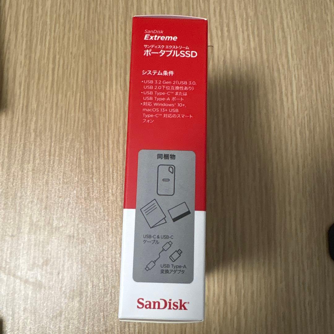 sandisk extreme 4tb ポータブルssd 新品未使用