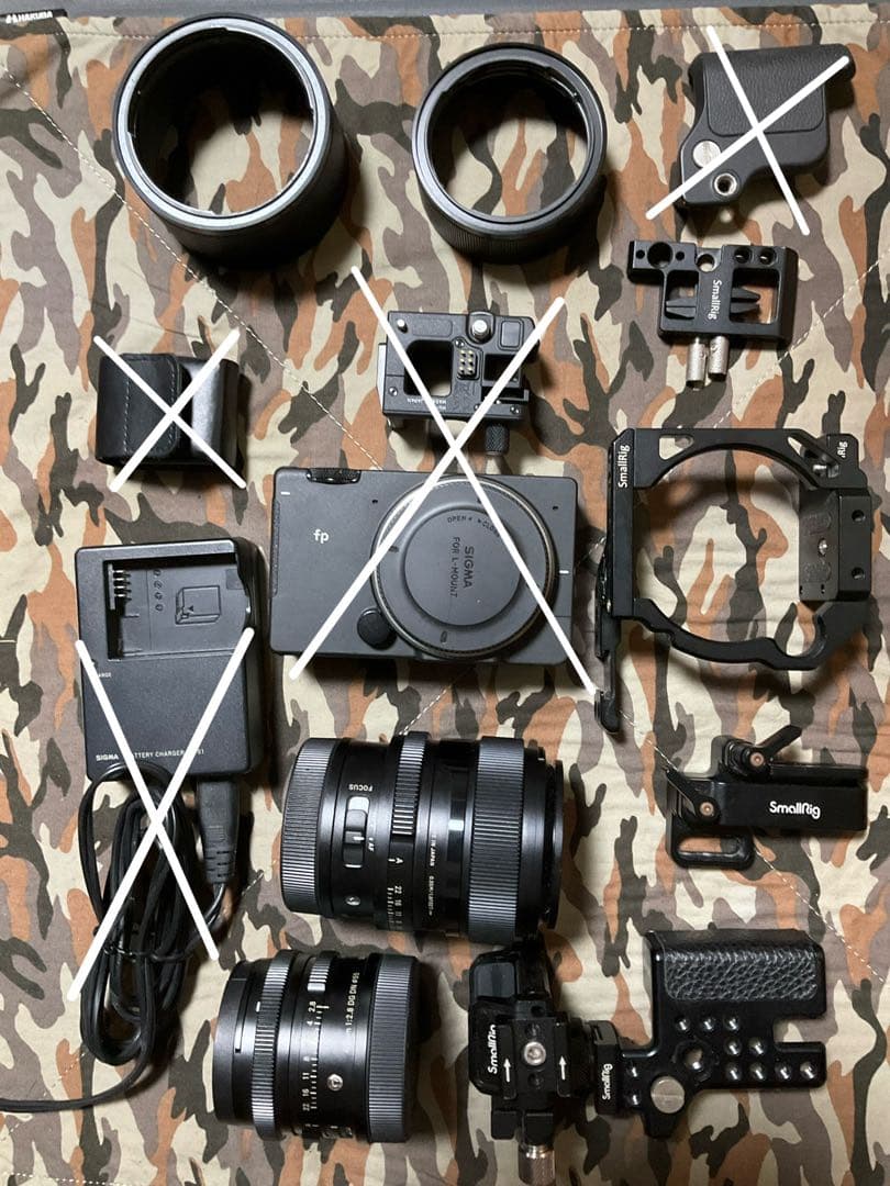 SIGMA fp レンズ2本　ケージセット