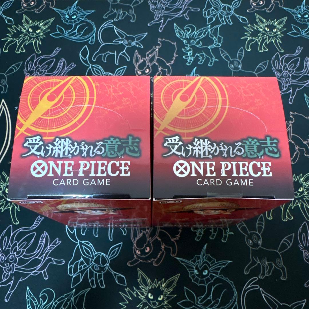 ワンピースカード 受け継がれる意志 2BOX【テープ付き、BOXローダー付き】
