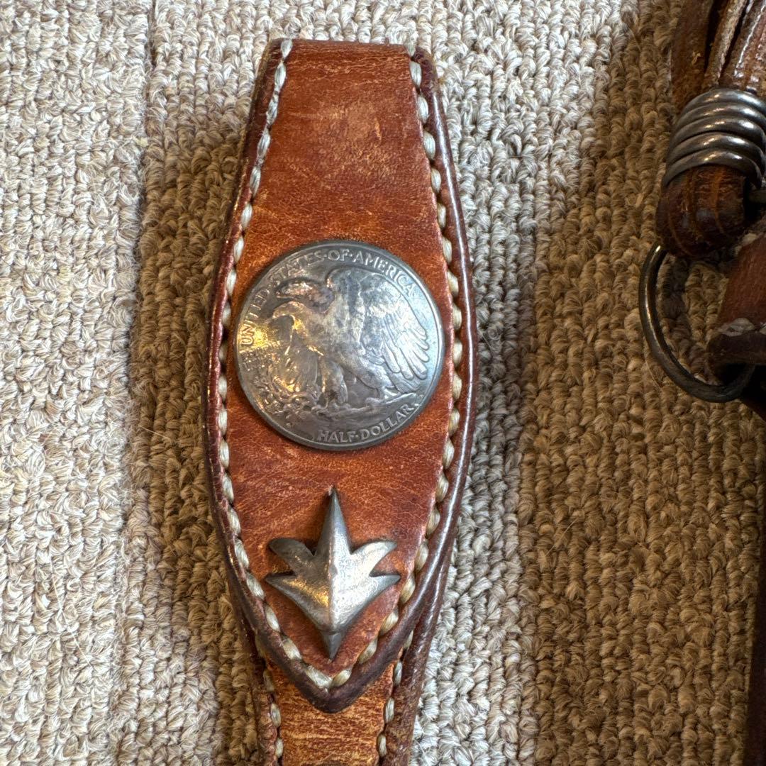 本牛革　シルバー925 バイカーズウォレット