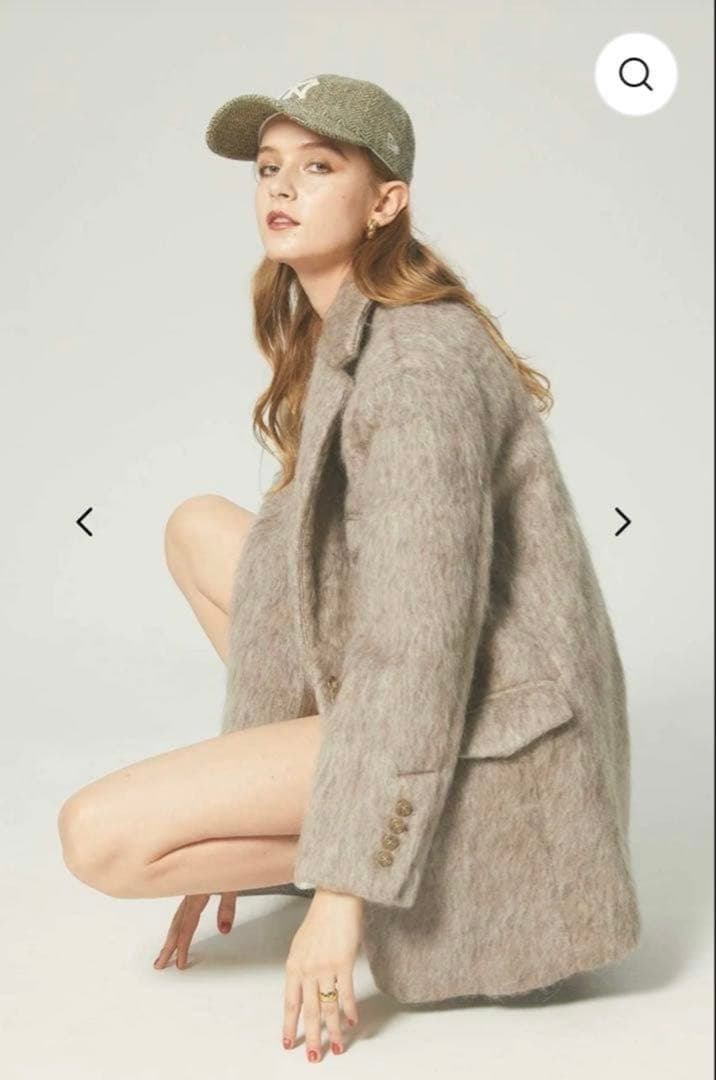 the toe シャギージャケットChamonix shaggy jacket