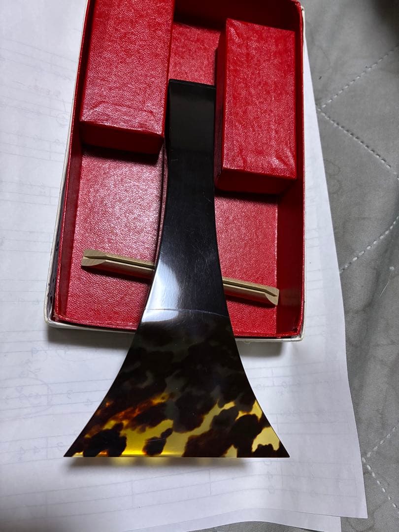 津軽三味線　鼈甲撥！黒水牛！極上！