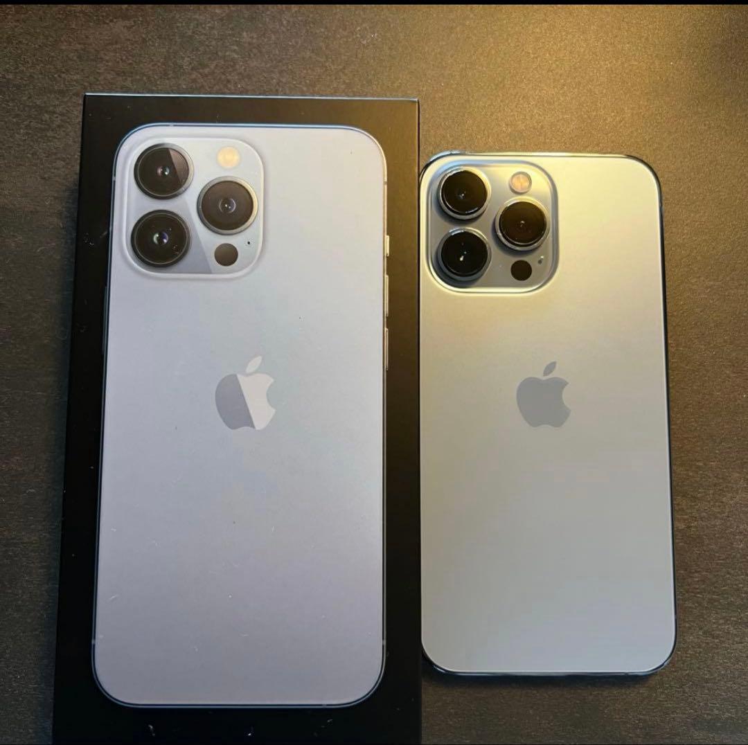 iPhone13 Pro 128GB シエラブルー　SIMフリー 箱・ケーブル