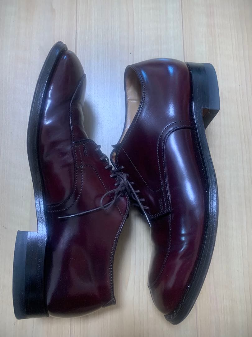 最終価格‼️美品‼️ ALDEN 54321 Vチップ　コードバン バーガンディー