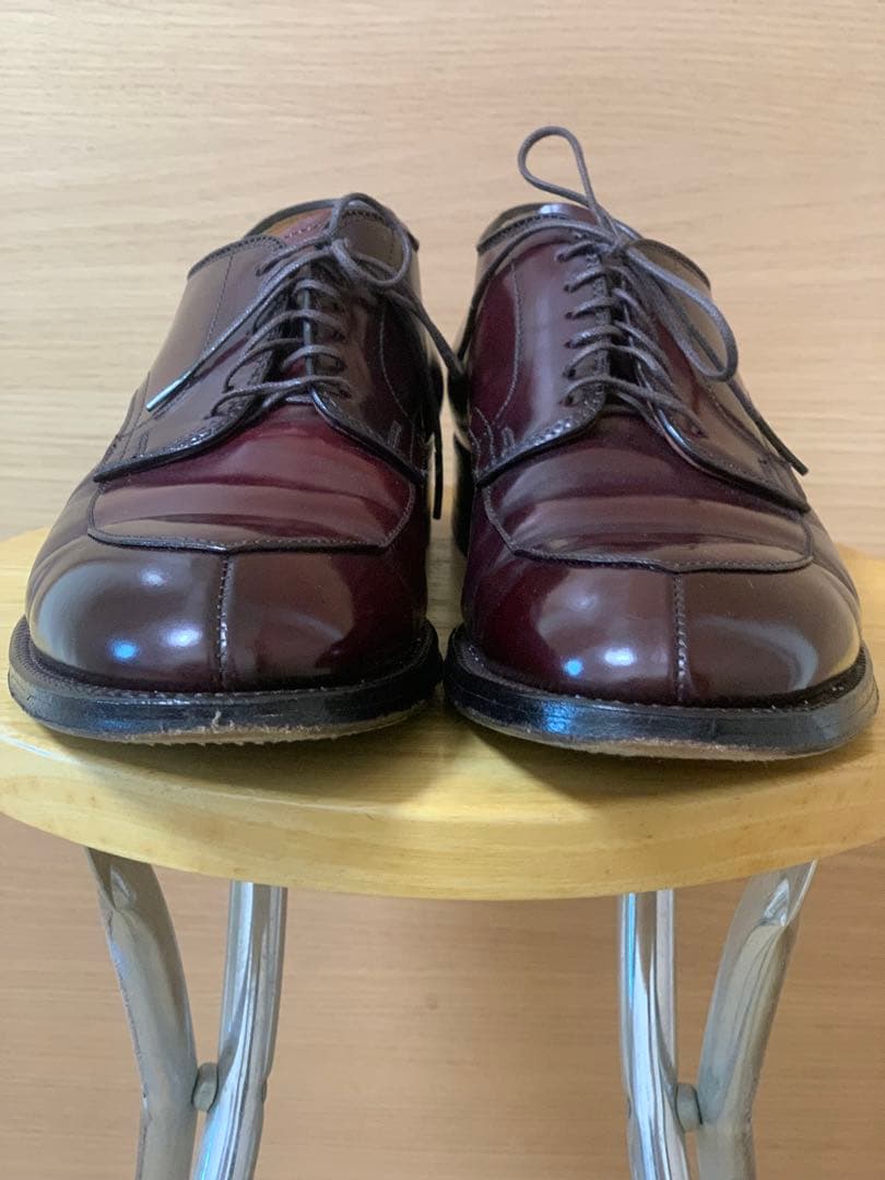 最終価格‼️美品‼️ ALDEN 54321 Vチップ　コードバン バーガンディー