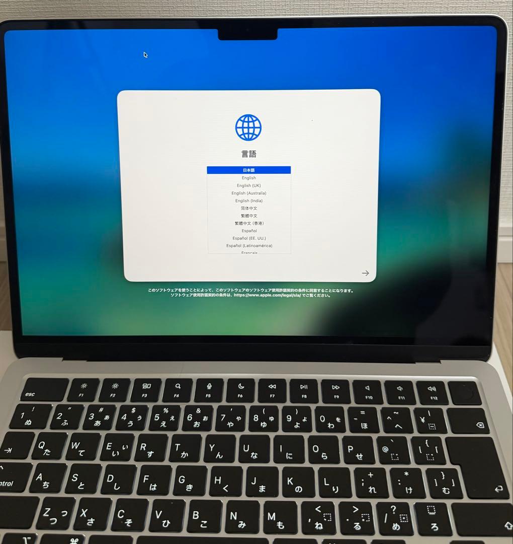 MacBookAir M2 16G 512GB 13インチ シルバー