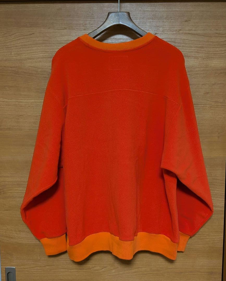 WTAPS DOWNY SWEAT フリーススウェット 04 オレンジ