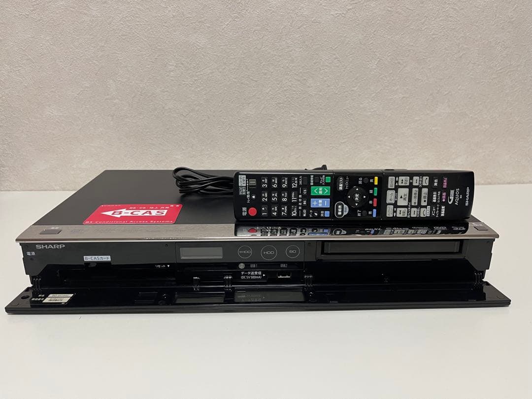 SHARP AQUOS Blu−ray レコーダー BD-W1500 【美品】