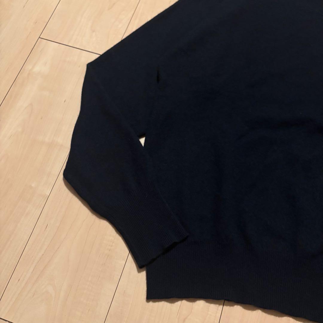 90s ラルフローレン カシミヤ100%ニット セーター ポニー無し ネイビー