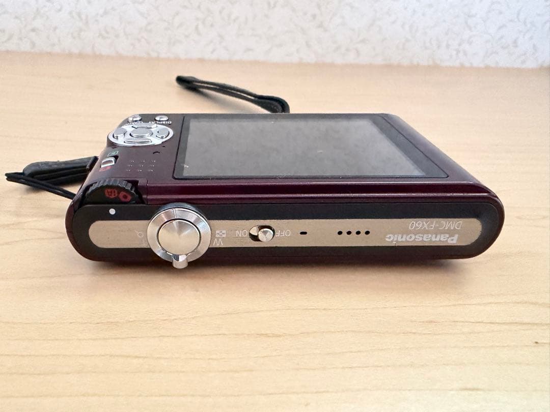 Panasonic LUMIX デジタルカメラ ワインレッド　DMC-FX60