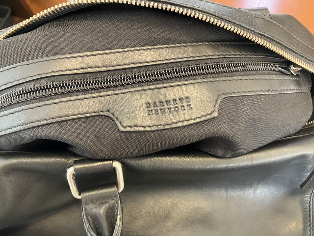 S*S様 美品　大容量　バーニーズニューヨーク　レザーボストンバッグ　2way