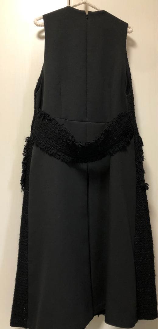 ADORE ブラックラメツイードワンピース 38