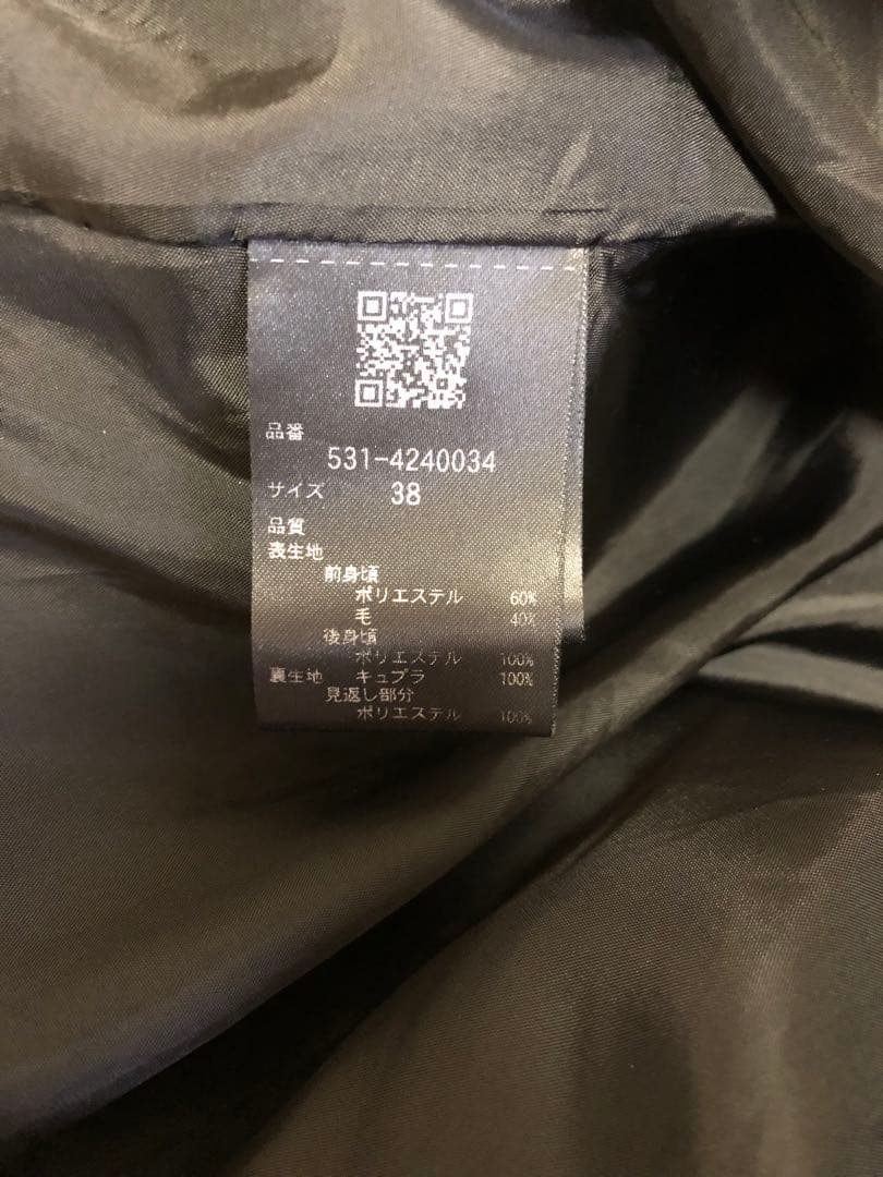 ADORE ブラックラメツイードワンピース 38