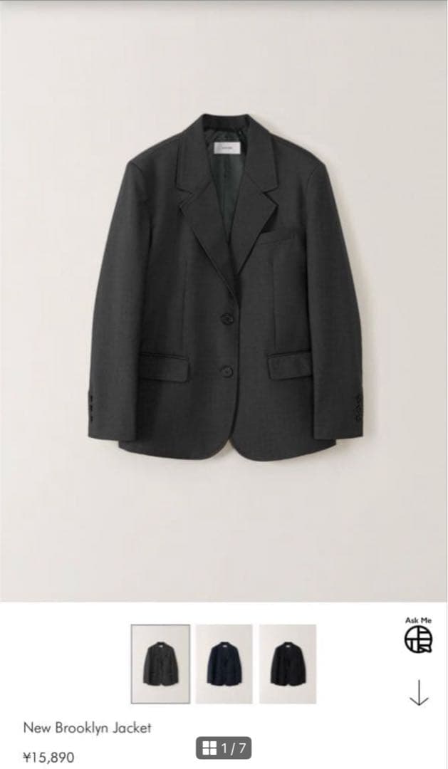 新品・試着のみ　OHOTORO new brooklyn jacket