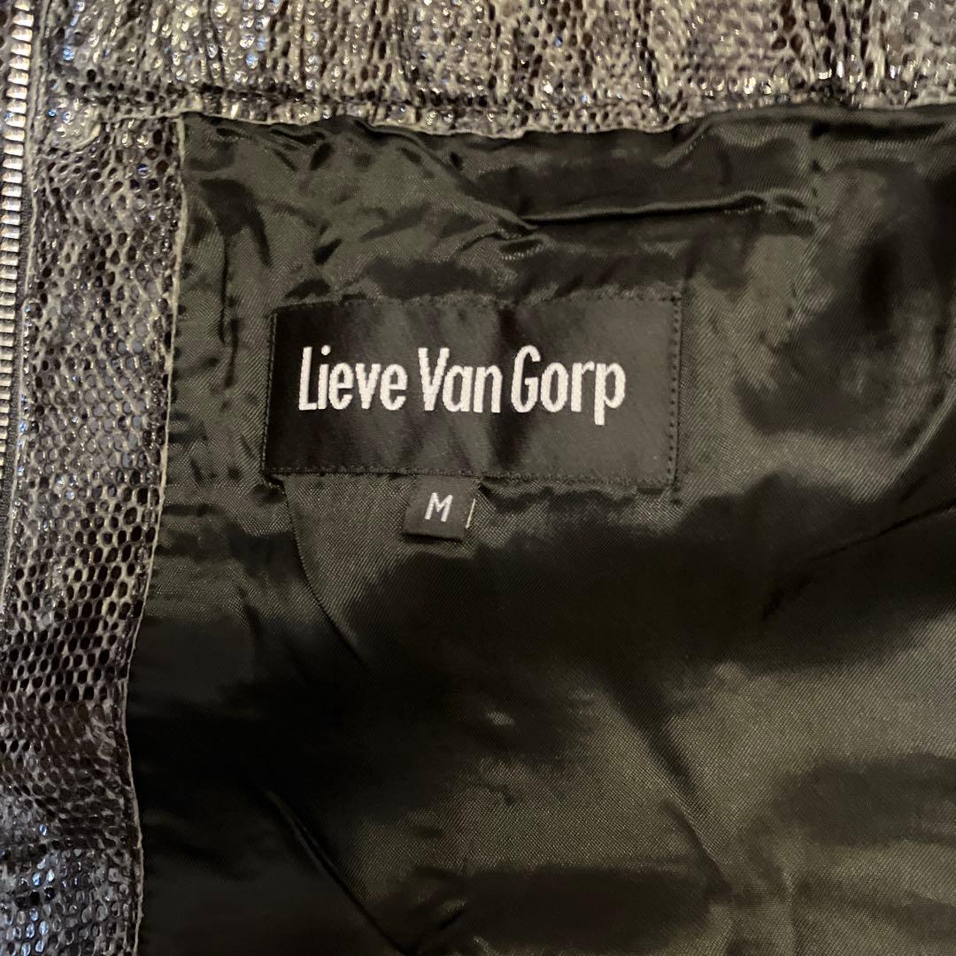 Lieve Van Gorp✨美品 99AW本革アートピースパイソンレッグカバー