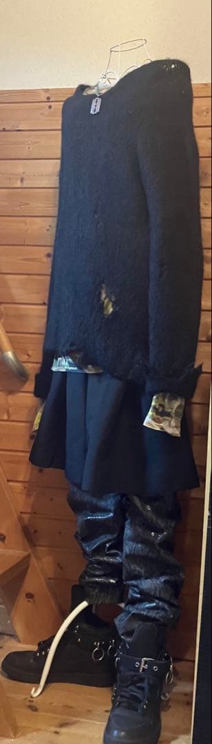 Lieve Van Gorp✨美品 99AW本革アートピースパイソンレッグカバー