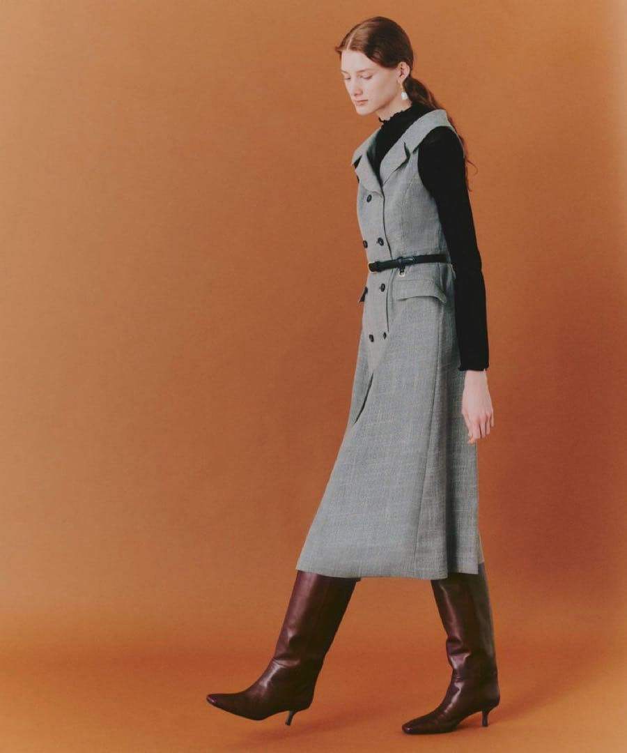 ANAYI ポリツイルオフショルワンピース