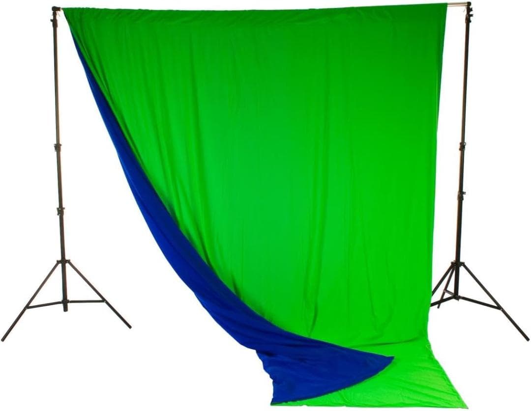 Manfrotto クロマキー布 3×3.5m 青緑 ほぼ新品