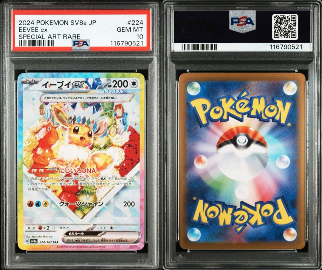 【PSA10】ポケモンカード イーブイex SAR ケーキ テラスタルフェスex