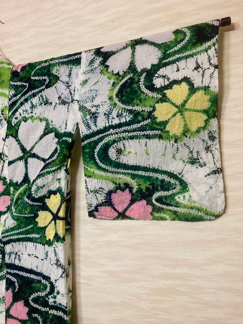 有松絞り　浴衣　可愛い