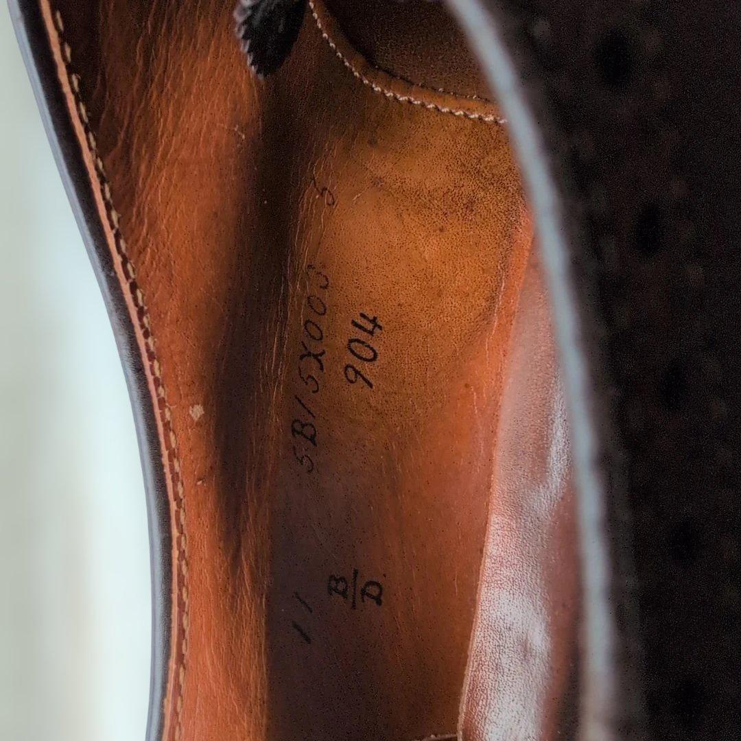 ALDEN オールデン スエード ウィングチップ ブラウン USA製 11D