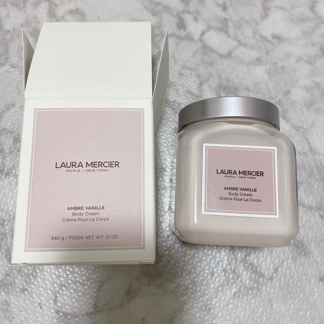 新品未使用LAURA MERCIER アンバーバニラ ボディクリーム 340g