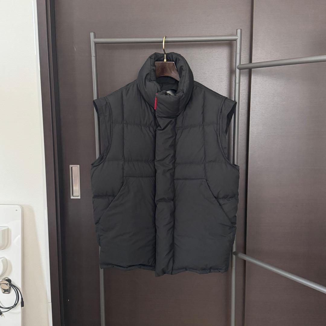 prada sport ARCHIVE ダウンベスト ネイビー 52 L〜XL